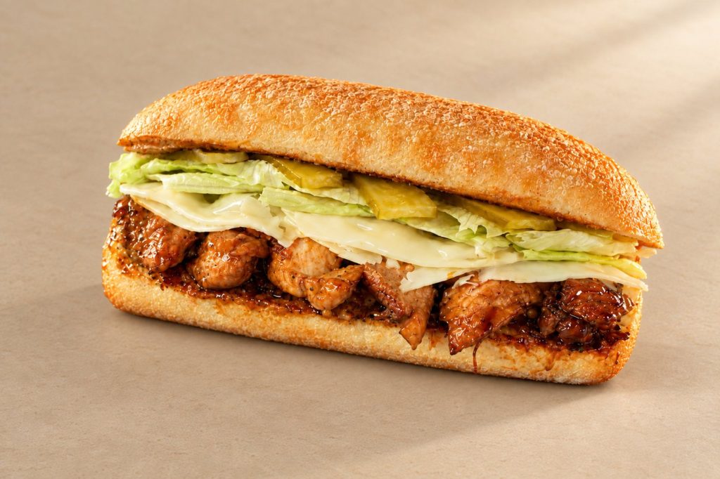 Portakal Soslu Tavuk Sandviç